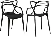 Set of 2 Matt Blatt Masters Chairs Replica (Black) - MBMAST2CHBA