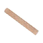 Wood Clay Roller 6 Inch Embossed Flowers Texture Modeling for Clay Baking DIY