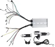 [TANIQIACA] 1500W Electric Controller Kit with Speed Control Throttle Handle and LCD Display Panel for 22.5mm Handlebars, 36V/48V Voltage, Installation, Sensitivity