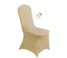 Waterproof Spandex Chair Cover 25PCS Stretch Dining Covers Polyester ￼champagne