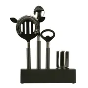 Belle Onyx Stainless Steel Bar Tools