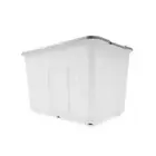 Heavy Duty 80L Large Plastic Storage Tub Container with a lid FREE SHIPPING NEW