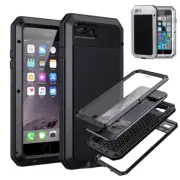 For iPhone SE 2022/2020 8 7 6s Plus Metal Case Heavy Duty Shockproof Tough Cover