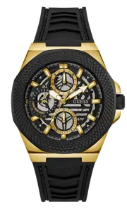 Guess Front-Runner Black and Gold Men's Watch GW0577G2
