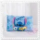 ♥小花花日本精品♥《Disney》迪士尼 史迪奇 星際寶貝 麗絲絨水洗大學枕 枕頭 靠枕 藍色 附提袋 (預購)