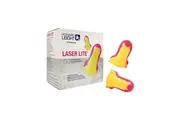 Honeywell Howard Leight Laser Lite Earplugs, Disposable, One Size Fits All, Contoured T-Shape, Uncorded, 200 Pairs/Box