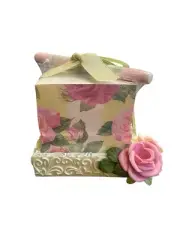 Vintage Floral Writing Block, Notepad Holder, & Pen Set Lady Jayne LTD Sealed