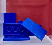 LEGO Parts Lot x (6) Ct ~ Blue Tile 2 x 4 ~ No 87079