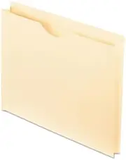 File Jacket, 1-1/2 quot; Expansion, Letter, 50/BX, Manila