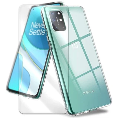 High-Sensitivity Screen Protector Film + Soft Slim TPU Case For OnePlus 8T+ 5G