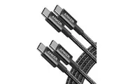 Anker 333 USB-C to USB-C Cable 6ft Nylon 2-Pack [B8757011]