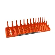 38053 Hansen Global 3/8" SAE 3-Row Socket Tray - Orange