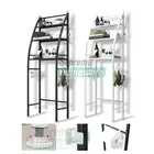 Bathroom Storage Rack Over Toilet Stand Shelf Laundry Organiser Steel 3 Tiers