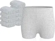 [hetaida] Postpartum Disposable Underwear, C-Section Underwear for Women, High Waist Maternity Panties, Latex-Free, Super Breathable & Soft, High Stretchable, 8 Count Grey, Grey, One Size Extra Tall
