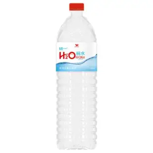【統一】H2O 純水 1500ml(12瓶/箱)瓶裝水/飲用水 2箱組