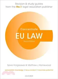 在飛比找三民網路書店優惠-Eu Law Concentrate ― Law Revis