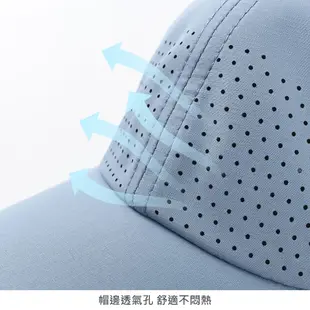 【UV100】 防曬 抗UV-冰絲透氣導流鴨舌帽(MB22344)