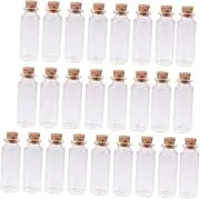 OFFSCH 25Pcs Cork Stopper Glass Bottles Tiny Jars for Wedding Favors Craft Supplies and Party Decorations Versatile for Candy and Small Accessories