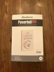 Kwikset Powerbolt 250 10-Button Keypad Electronic Deadbolt Lock in Satin Nikel