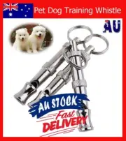 Dog Whistle Training UltraSonic Silent SuperSonic Adjustable Pitch Puppy Pet AU