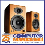 Audioengine 5+ Wireless Powered Speakers Bamboo