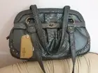 Milleni New with Tag, Fashion Ladies Bag, Black Gray Colour