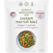 Simply Wholesome Pantry Instant Nourish Bowl Bulgar & Quinoa 220g