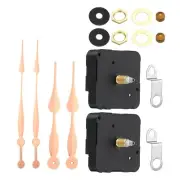 2Set Quartz Clock Movement w 12" Clock Hand 23mm Shaft Rose Golden