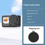 For DJI OSMO Action 4/3 Sports Camera Lens Protective Cap Dust-proof Cover x1/x2