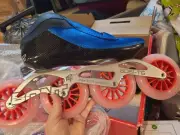 Bont Luna 2PT Blue Roller Blades Size 9.0 US/ EU 42.0 ABEC7 Bearings...