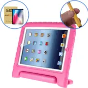 StylePro, package, iPad 10th gen kids case + pencil + screen protector, pink