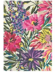 [Harlequin] Floreale Rug 44905 in Fuchsia