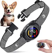 MEILyfe Dog Bark Collar | Smart Dog Training Collar | Rechargeable Anti-Bark Collar | IP67 Waterproof | No Shock | Beep & Vibration | 7 Adjustable Sensitivities | for Medium & Small Dogs | 5-60 LBS