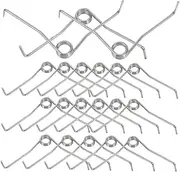 SEWOART 20pcs Replacement Spring for Handheld Pruners Left and Right Bent Design for Pruning Shears and Thinning Tools and Spring Parts