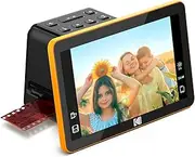 KODAK RODFS70 Kodak Slide and Scan Digital Film Scanner 7 Inches Max - Large 7 Inches LCD Screen, Convert Color and B and W Negatives and Slides 35 mm, High Resolution 22 MP JPEGs,Black