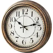 30cm Wall Clock, 12 Inch Vintage Digital Wall Clock, Battery Operated, Non-Ticking, Quartz
