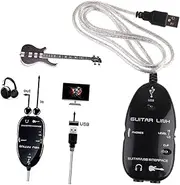 HAMPPLIES 1Pc Guitar Connecting Cable Black Effector Audio Cable for Instruments Noise Shielding Durable Materials for Musicians of All Levels