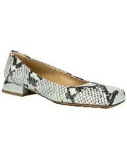 Bottega Veneta Snake-Embossed Leather Pump