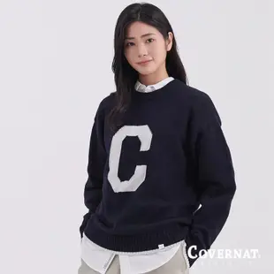 [COVERNAT] C LOGO KNIT 針織衫（黑色） [F6]