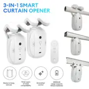 3 in 1 Automatic Curtain Opener Robot 4000mAh - Smart Remote Control Version