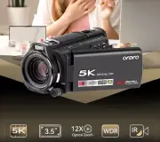 ORDRO XV80 Live Streams Digital Camera Camcorder 4K 12X Optical Zoom 40X Hybrid