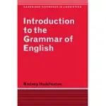INTRODUCTION TO THE GRAMMAR OF ENGLISH
