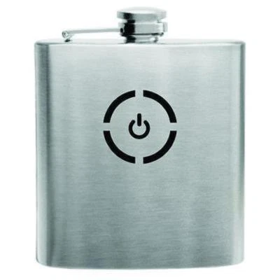 Xbox Power up Stainless Steel Hip Flask 6oz
