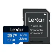Lexar 32GB C10 A1 UHS I U1 V10 Memory Card [LMS0633032G-BNNNG]