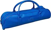 Acclaim Pontypool Rounded Style Mini Four Bowls Synthetic Grain Leather Look Lawn Green Bowling Bag with Dividers and Shoulder Strap