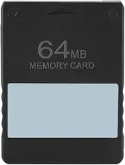 PS2 Memory Card, Game Memory Card Memory Card for PS2, 8M/16M/32M/64M Free MCboot FMCB Memory Card Game Data Saver for PS2 Console(64M)