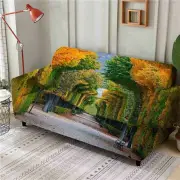 Glad Allowed Fight Stretch Sofa Cover Lounge Couch Slipcover Recliner Protector