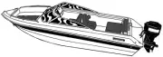 7.6oz BOAT COVER MAXUM 1600 XR O/B 1989