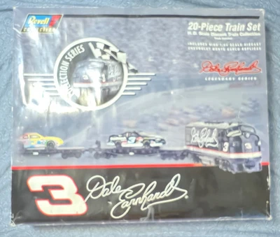 Revell HO Legendary NASCAR Dale Earnhardt 20 pc train set w/ 1:64 scale cars