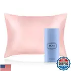 HOM 100% Pure Mulberry Silk Pillowcase for Hair and Skin, 25 Momme 6A High Gr